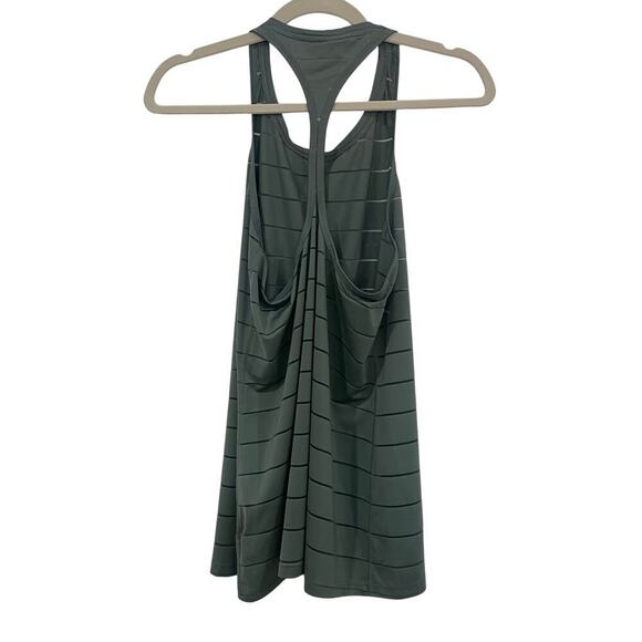 Athleta Green Racerback Strip Chi Tank Size S - Picture 6 of 7